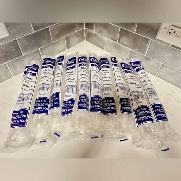 Choices Other - NWT bundle set of 4,000.- total 1oz 100 pack Choice Clear Plastic Cups